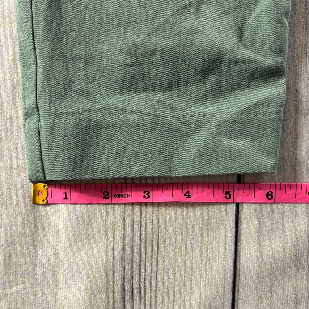 a new day Sage Green Side Zip Chinos Pants Spring Size 10 - Picture 9 of 11